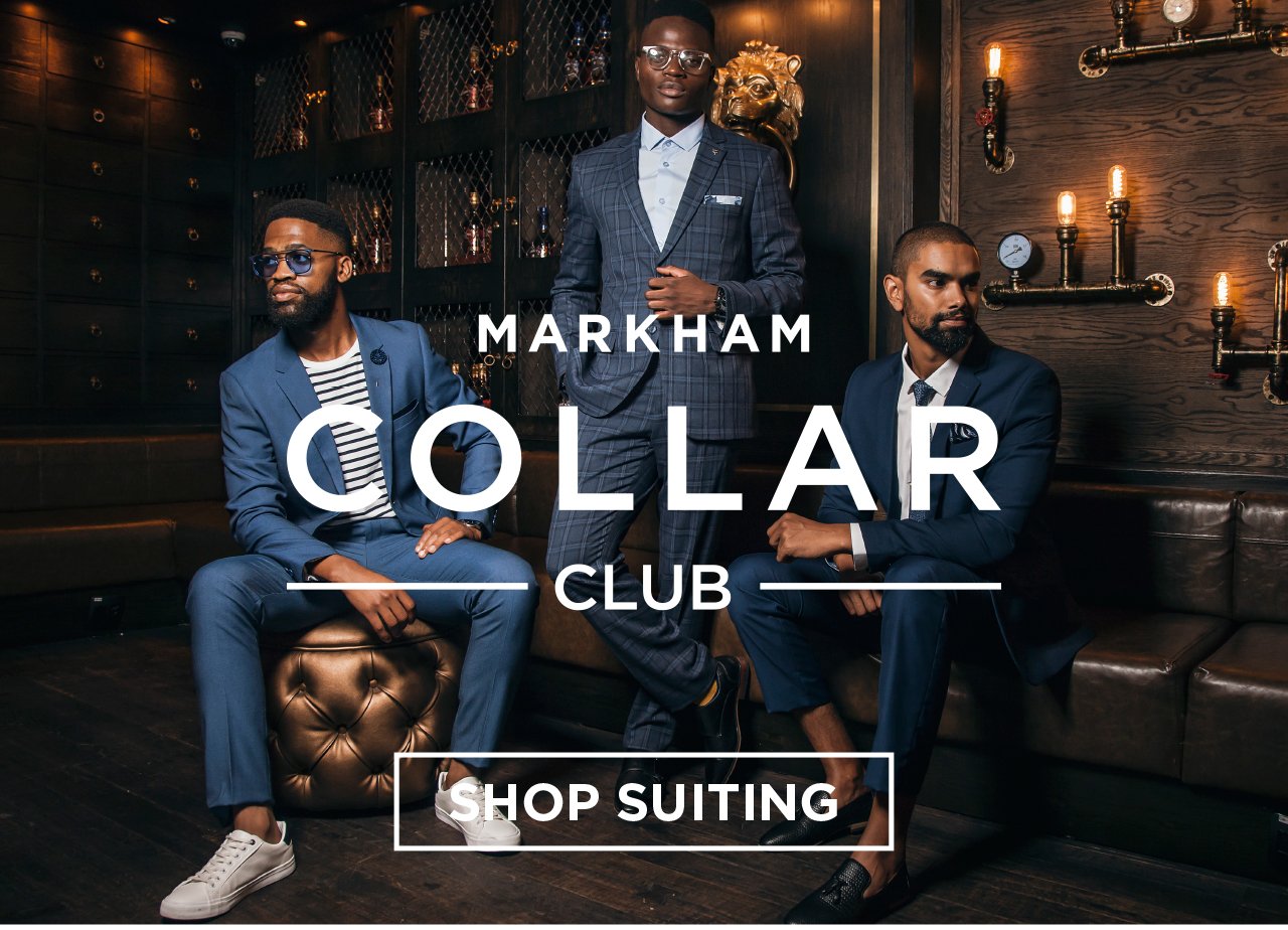 MARKHAM COLLAR CLUB. SHOP SUITING