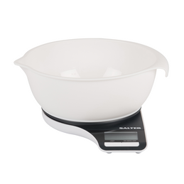 Salter Arc Electronic Kitchen Scale White