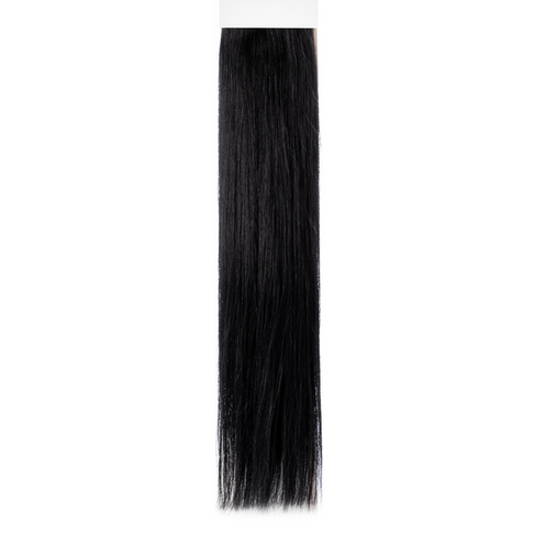 Strands Luxury Clip In Hair Extensions Jet Black 20 Inch