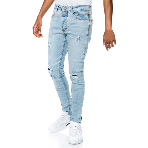 Light wash skinny jeans mens