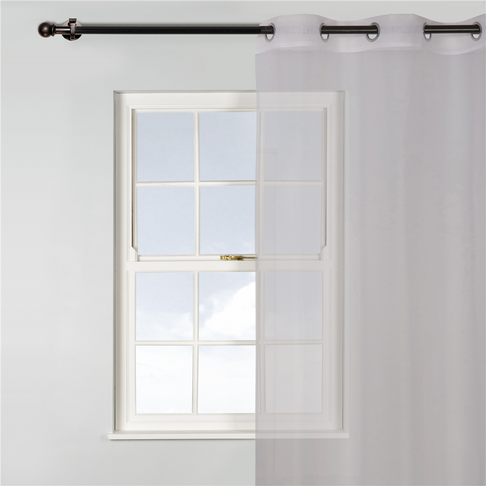 Curtain Eyelet Sheer Voile White 140x223cm