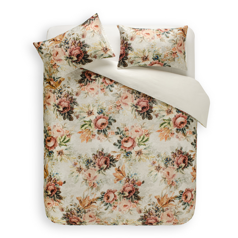 Duvet Cover Vintage Flower 200 Thread Count