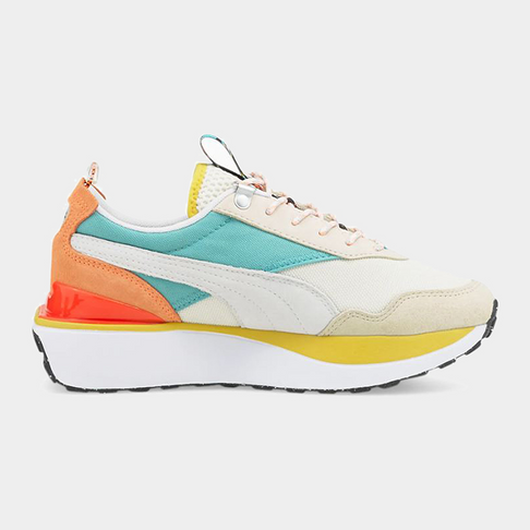 Puma Women S Cruise Rider Hc White Blue Sneaker