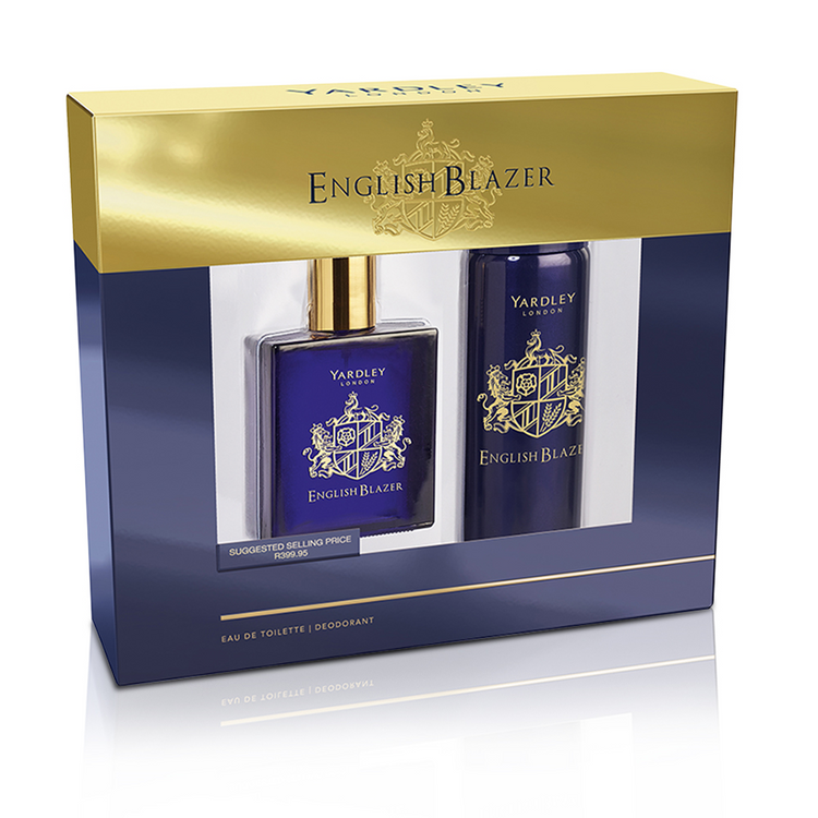 Yardley English Blazer Aftershave 100ml Set