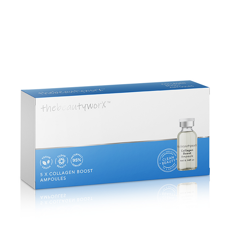 The Beauty Worx Collagen Boost 5 x 4ml Face Ampoules