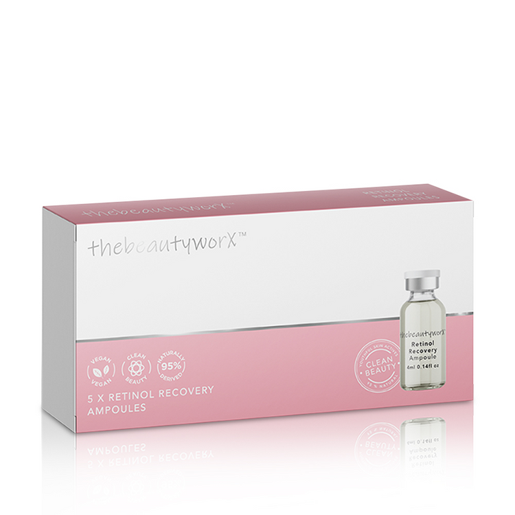 The Beauty Worx Retinol Recovery 5 x 4ml Face Ampoule