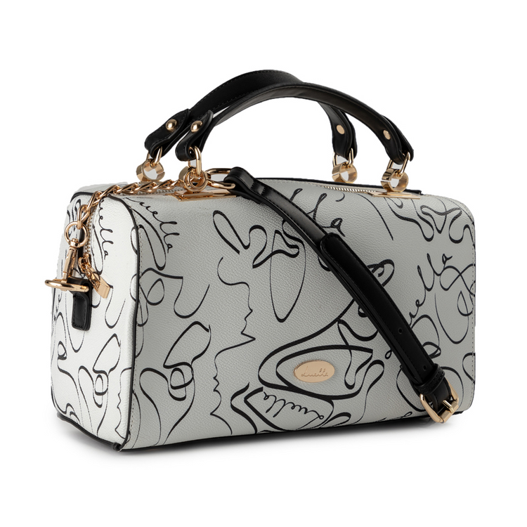 Luella Christina Abstract & Logo Bag
