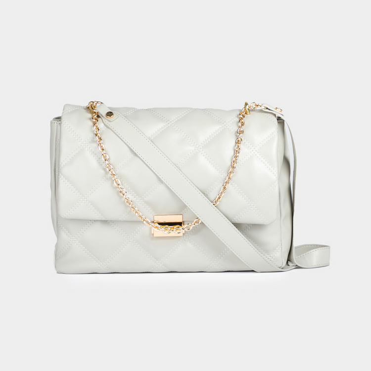 Oversized Quilted Crossbody Bag