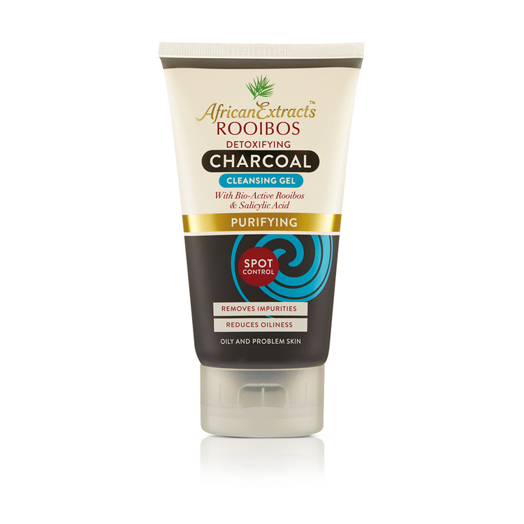 African Extracts Rooibos Purifying Exfoliating Charcoal Wash, Scrub & Mask