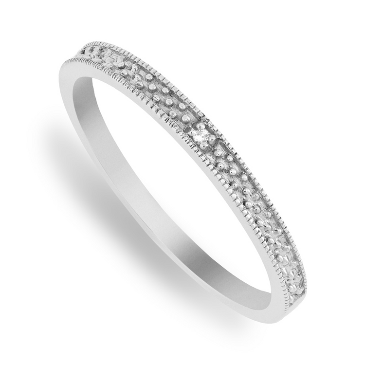 Sterling Silver Anniversary Ring Set