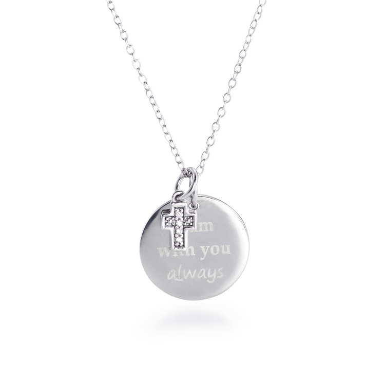 Sterling Silver Faith Necklace