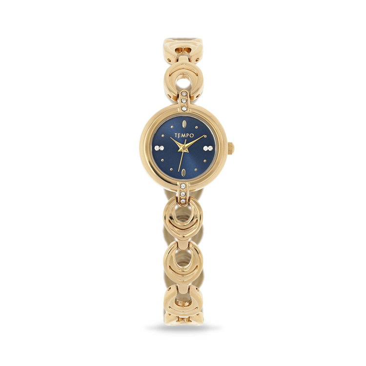 Tempo Ladies Gold Tone Bracelet Watch
