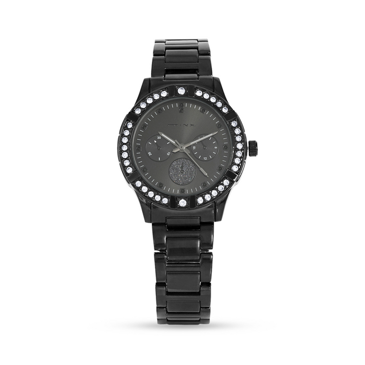 Minx Women’s Black Toned Bracelet Watch