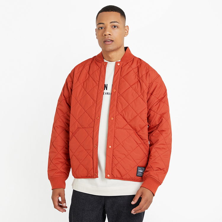 UnionDNM Orange Regular Quilted Bomber Jacket