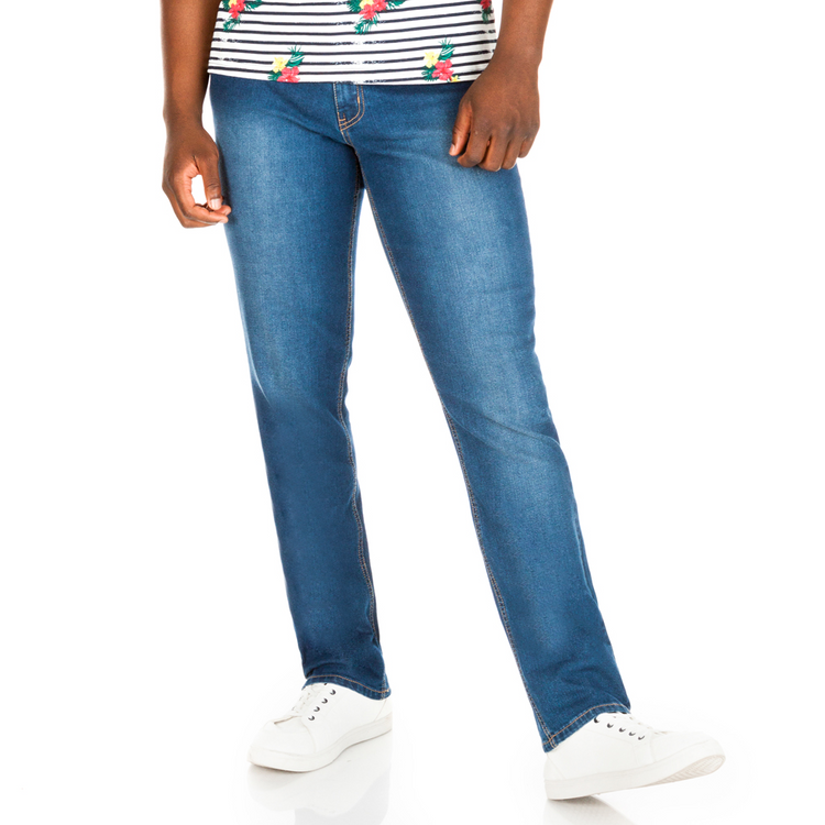 Men's Mid Wash Slim Denim Jeans