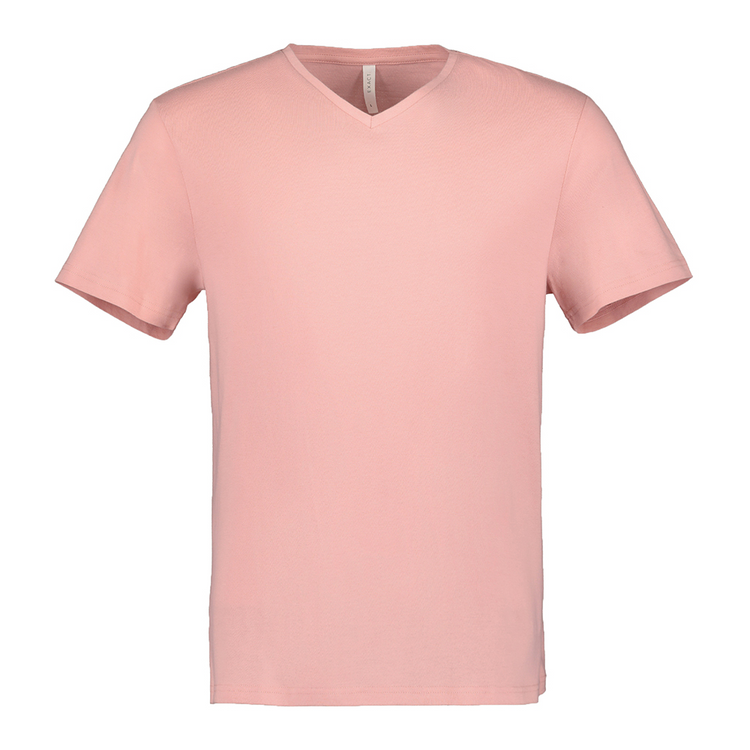 Men's Pink VNeck Tshirt