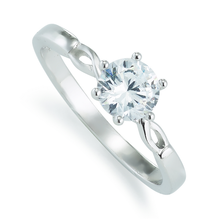 The Promise Sterling Silver Infinity Ring