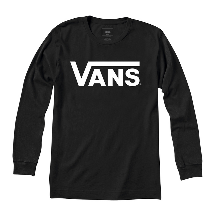Vans Men'S Black Classic Long Sleeve TShirt
