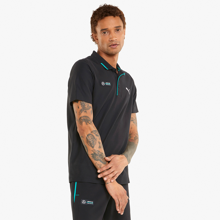 Puma Men's Mercedes-AMG Black Polo