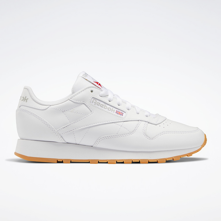 reebok men's white classic shoes