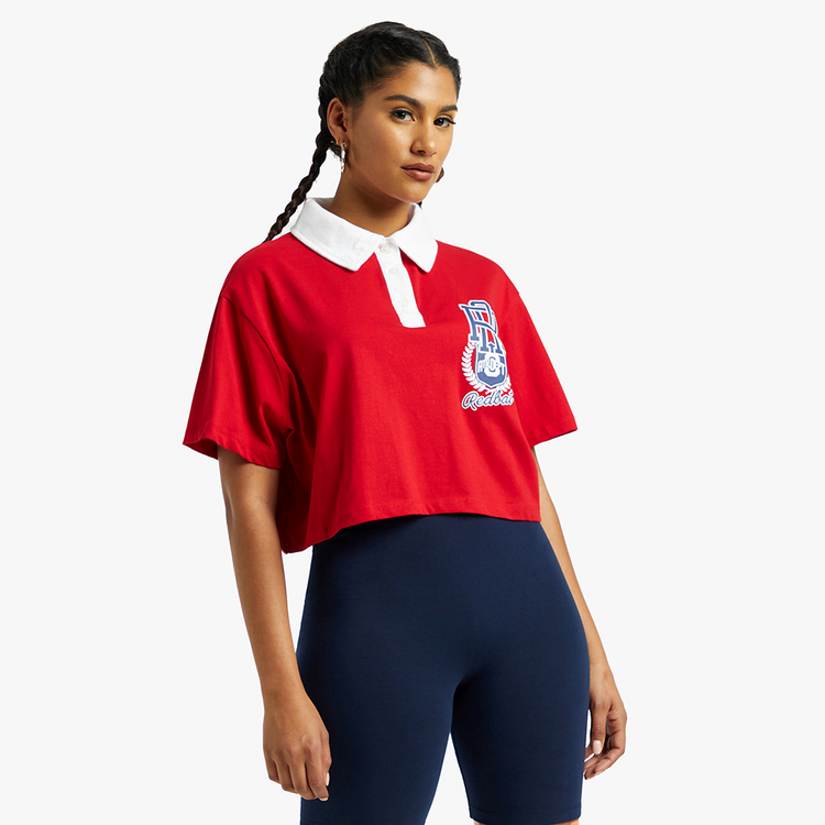 Redbat Athletics Women's Red Cropped Top