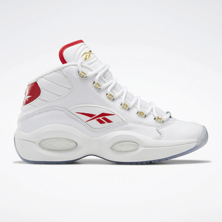 Reebok Men's Question White/Red Sneaker