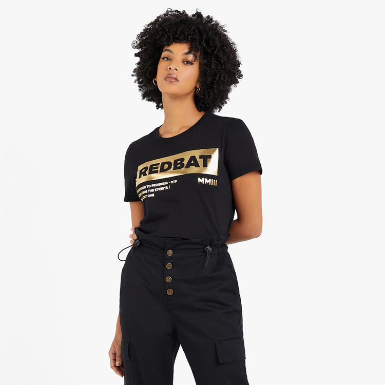 Redbat Women's Black TShirt