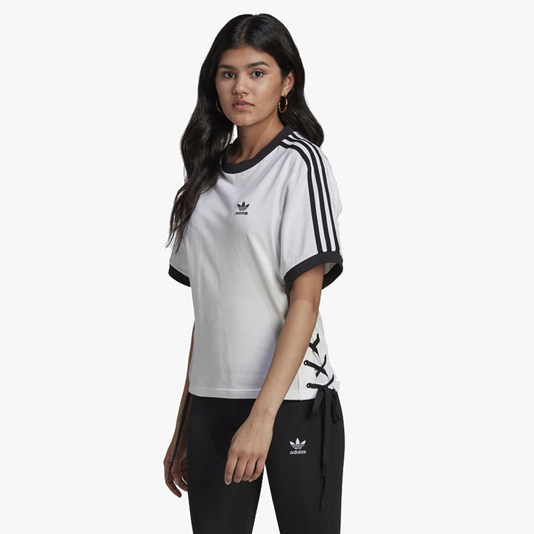 adidas Originals Women's Laced White TShirt
