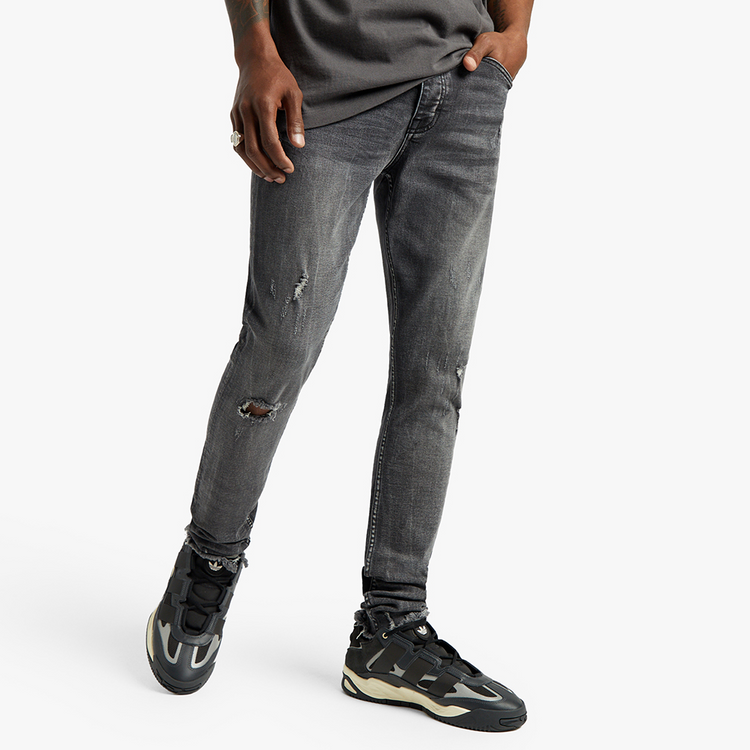 Redbat Men's Charcoal Super Skinny Jeans