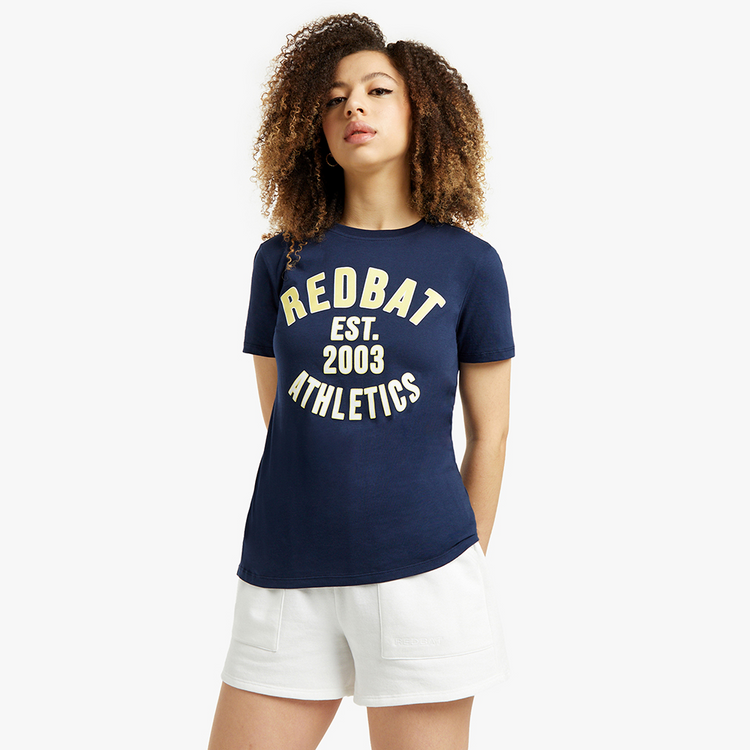 Redbat Athletics Women's Navy TShirt