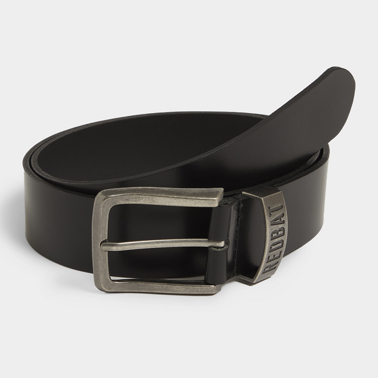 Redbat Black Leather Belt