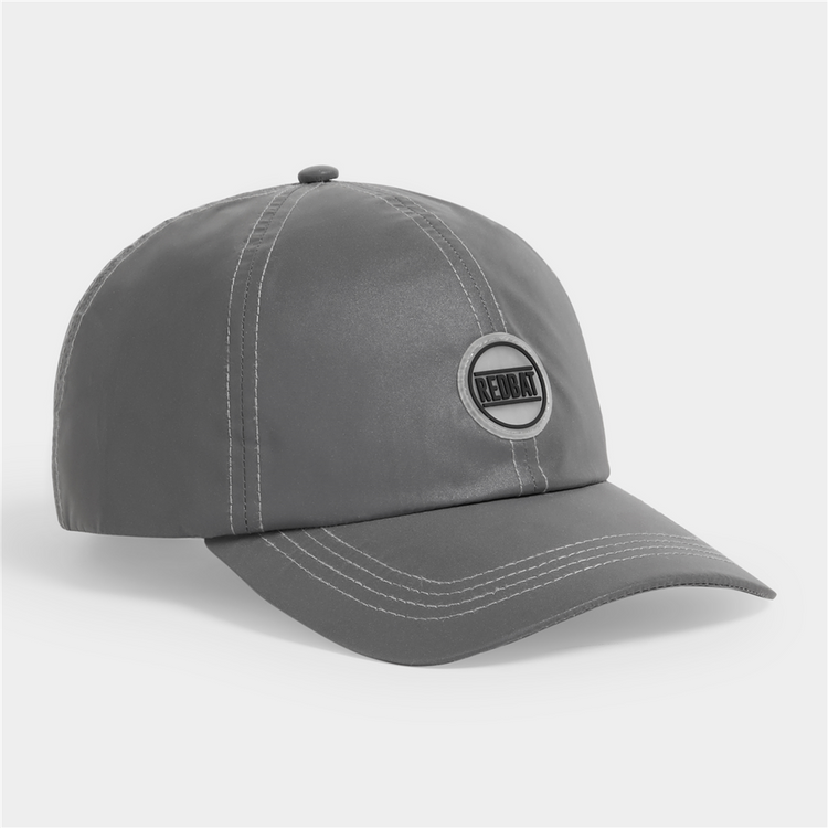 Redbat Reflective Rubber Grey Dad Cap