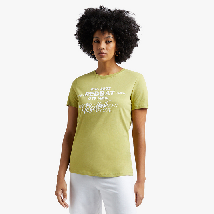 Redbat Women's Light Green TShirt