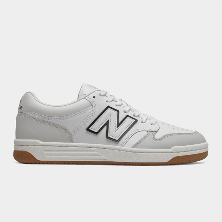 New Balance Men's 480 White/Gum Sneaker