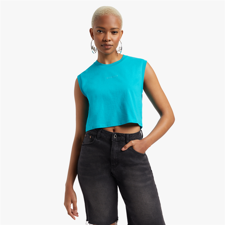 Redbat Classics Women's Teal Tank Top