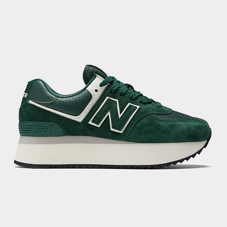 New Balance Women's 574Z + Green Sneaker