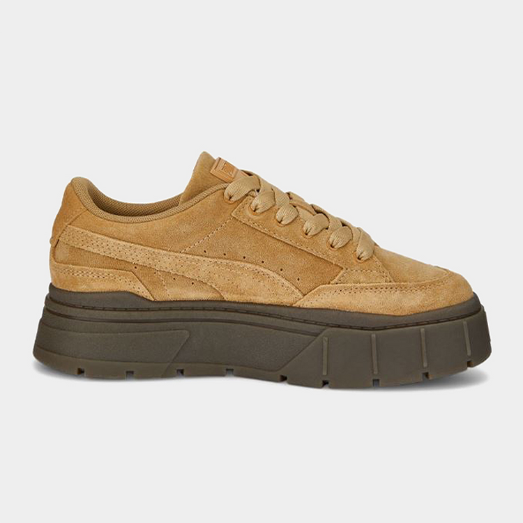 puma suede platform beige