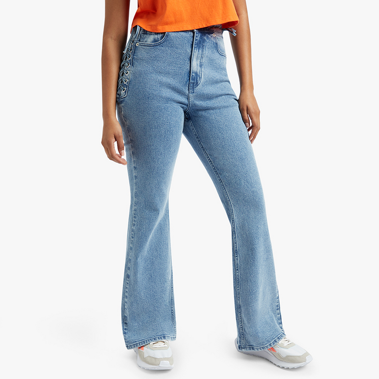 Redbat Women's Medium Wash Boot Leg Jeans