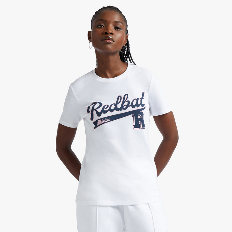 Redbat Athletics Women's White TShirt