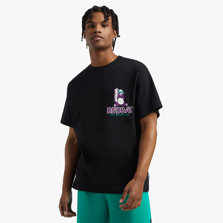 Redbat Men's Black Relaxed TShirt