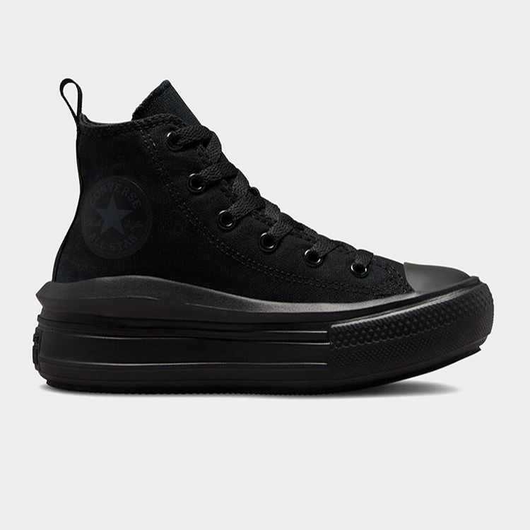 Converse Kid's CTA Move Platform Black Sneaker