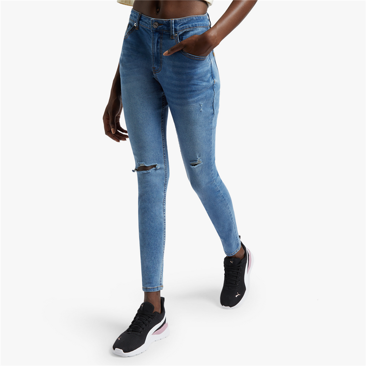 Redbat Women's Medium Wash Super Skinny Jeans