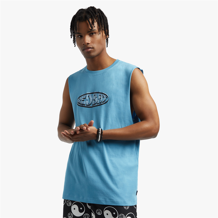 Redbat Men's Blue Tank Top