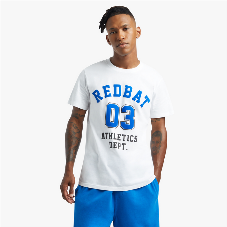Redbat Athletics Men's White TShirt