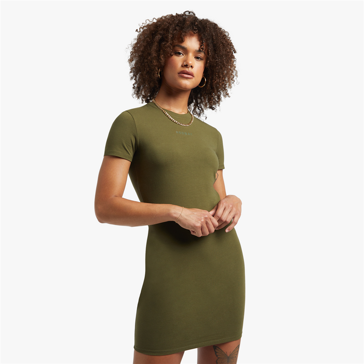 Redbat Classics Women's Green Bodycon Dress