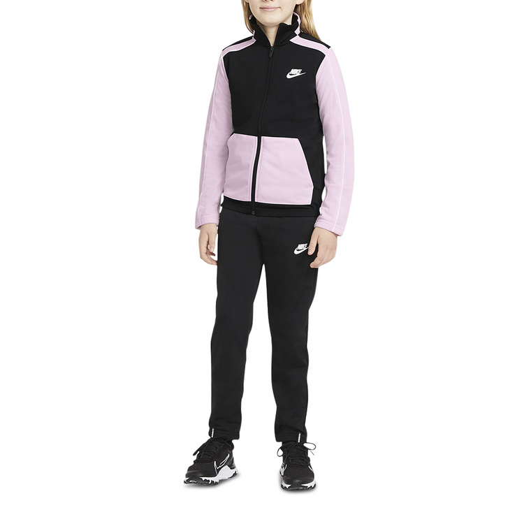 Buy The Latest Girls Nike Sportswear Black/Pink Tracksuit Totalsports