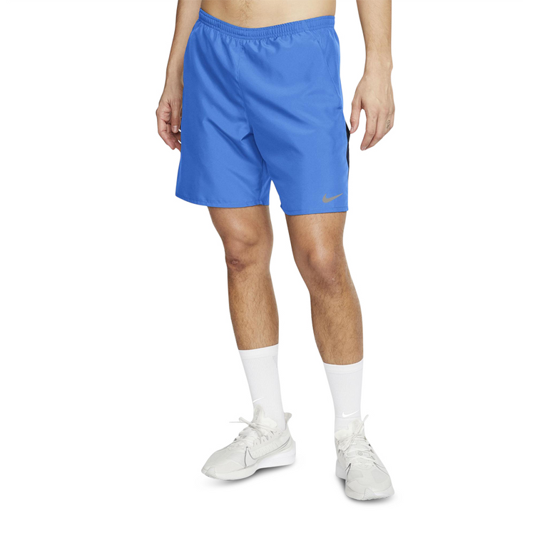 Buy The Latest Mens Nike DriFit Run 7 inch Blue Shorts Totalsports