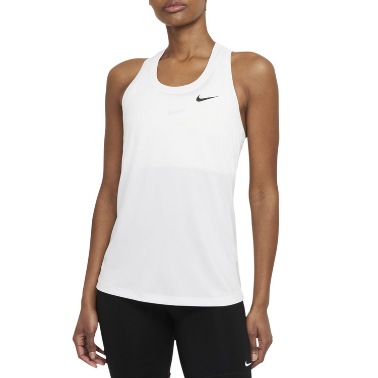 Womens Nike DriFIT Legend White Racerback Tank Totalsports