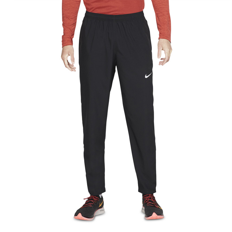 Buy Mens Nike Woven Dri-Fit Black Running Pants | Totalsports