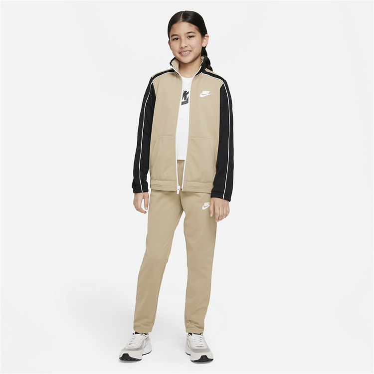 Boys Nike Futura Khaki/Black Tracksuit Totalsports